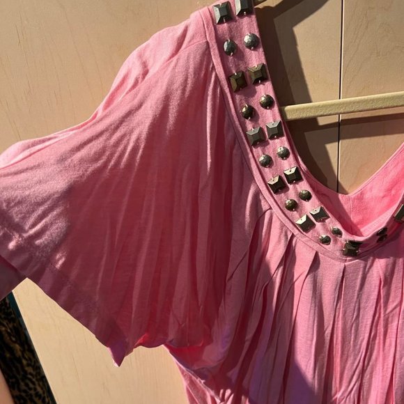 Bebe 2b Pink Passionfruit Top Size S Small - Picture 5 of 5